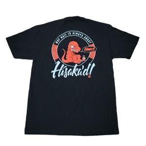 Drone Dinosaur T-Rex Size Large Black T-Shirt